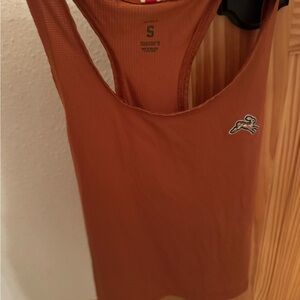 Tracksmith Rust Brown Racerback Tank Top